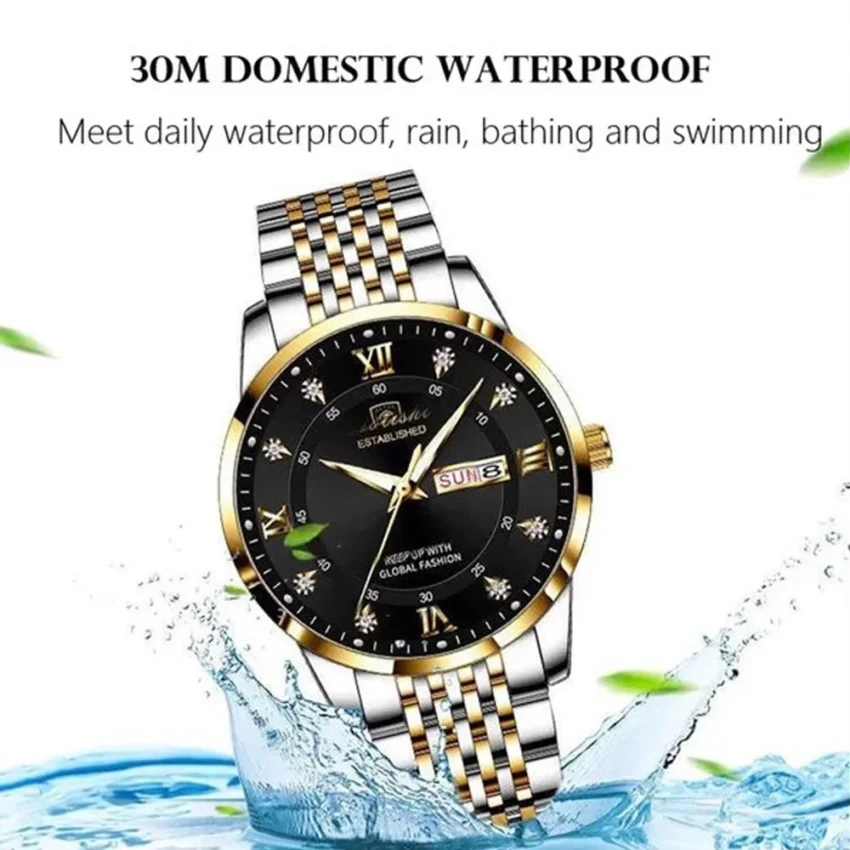 Poedagar Luxury Watch Top Quality Casual Watch for Male Waterproof Luminous Wristwatch